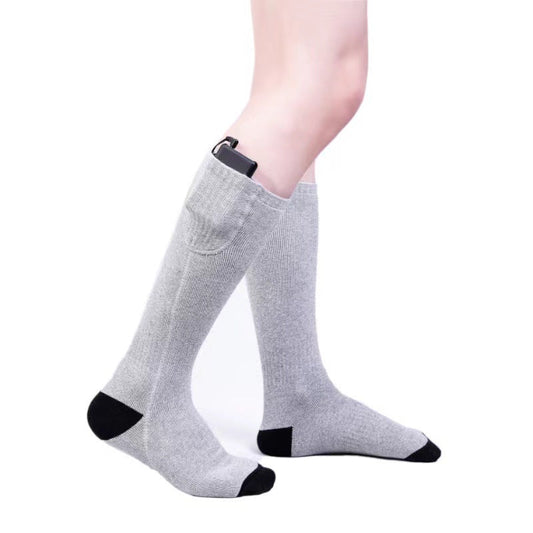 Charging and heating socks, ski socks, electric heating socks, USB charging long tube, warm socks for men and women in winter V.I.P Digital Presence   The Snag Bin