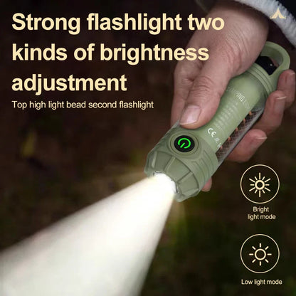 Multi functional outdoor camping light, portable strong light flashlight, rechargeable mini retro camping atmosphere light V.I.P Digital Presence   The Snag Bin