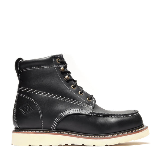 FRONTIER CLASSIC 6" MOC TOE BLACK XL Bonanza Boots Classic Wedge  The Snag Bin