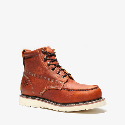 FRONTIER CLASSIC 6" MOC TOE GOLDEN BROWN Bonanza Boots Classic Wedge 160.00 The Snag Bin