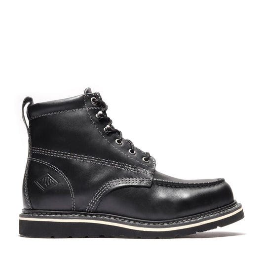 FRONTIER CLASSIC 6" MOC TOE JET BLACK XL Bonanza Boots Classic Wedge  The Snag Bin