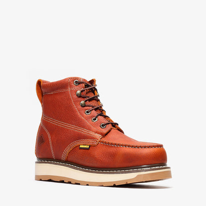 FRONTIER DUAL 6" MOC TOE (STEEL TOE) Bonanza Boots Industrial Wedge  The Snag Bin