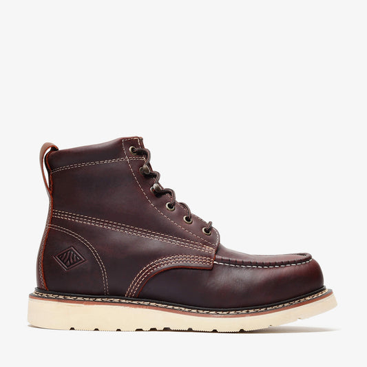 FRONTIER CLASSIC 6" MOC TOE BURGUNDY XL Bonanza Boots Classic Wedge 169.00 The Snag Bin