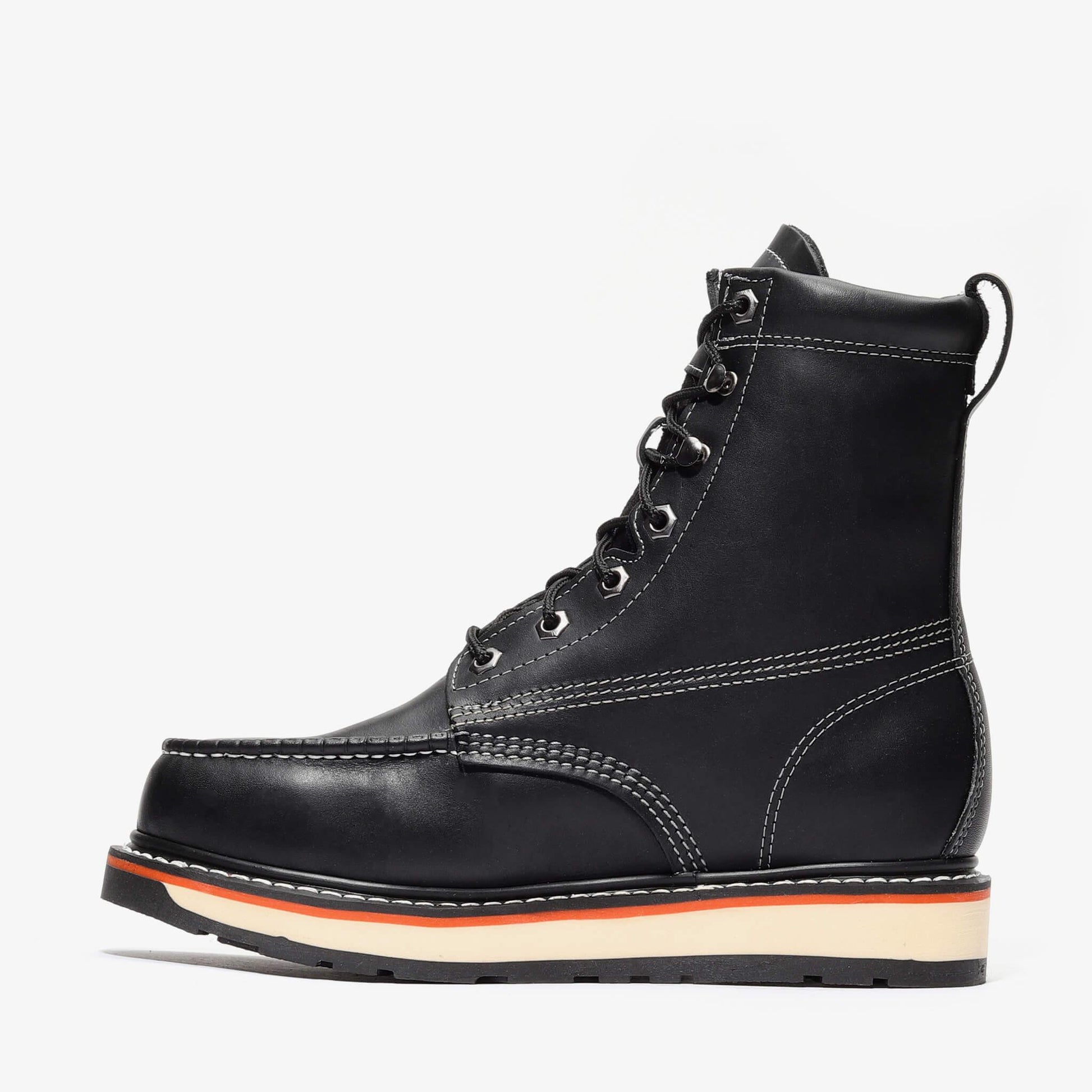 FRONTIER DUAL 8" MOC TOE Bonanza Boots Industrial Wedge  The Snag Bin
