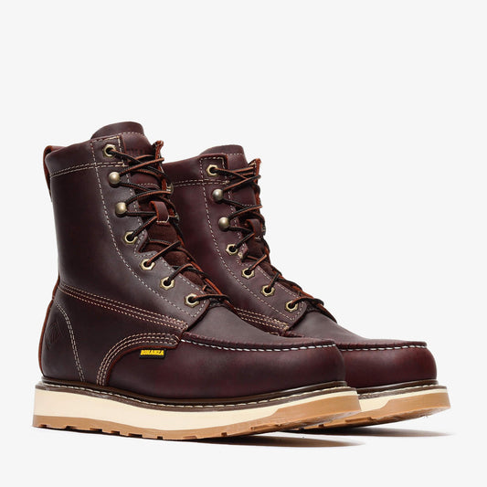 FRONTIER DUAL 8" MOC TOE Bonanza Boots Industrial Wedge  The Snag Bin