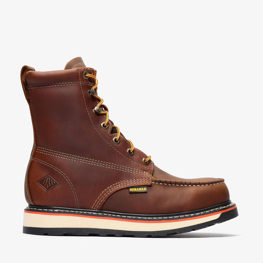 FRONTIER DUAL 8" MOC TOE Bonanza Boots Industrial Wedge  The Snag Bin