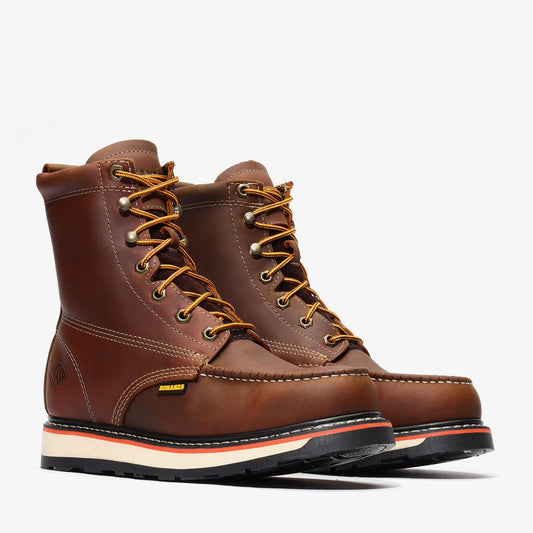 FRONTIER DUAL 8" MOC TOE Bonanza Boots Industrial Wedge  The Snag Bin