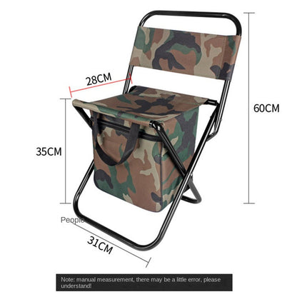 Outdoor Camping Folding Chair with Storage Backrest and Carrying Bag for Art Students' Sketching V.I.P Digital Presence   The Snag Bin