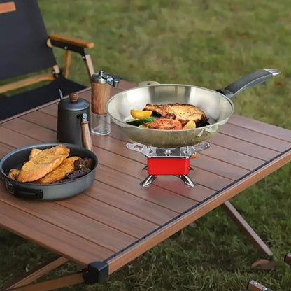 Camping Foldable Windproof Portable Burner Outdoor Gas Tank Stove for Backpacking Camping Hiking and Picnic Camping Burner V.I.P Digital Presence   The Snag Bin