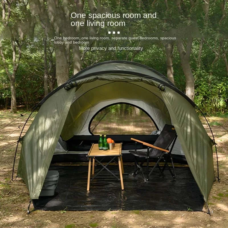 YOUSKY Tunnel Tent Outdoor Camping Supplies Equipment Folding Portable Thickened Camping Family Tent V.I.P Digital Presence   The Snag Bin