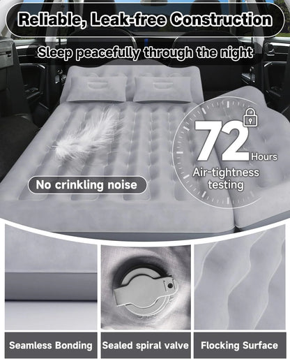 Umbrauto 29.53in/75cm Wide Car Air Mattress – Inflatable SUV, Truck & Van Back Seat Camping Bed with Pump & Pillows, Gray V.I.P Digital Presence   The Snag Bin