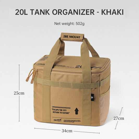Outdoor Large Capacity Storage Bag 20L Set Pot Cooker Collision Resistant Multifunctional Portable Gas Tank Storage Bag Camping V.I.P Digital Presence  36.24 The Snag Bin