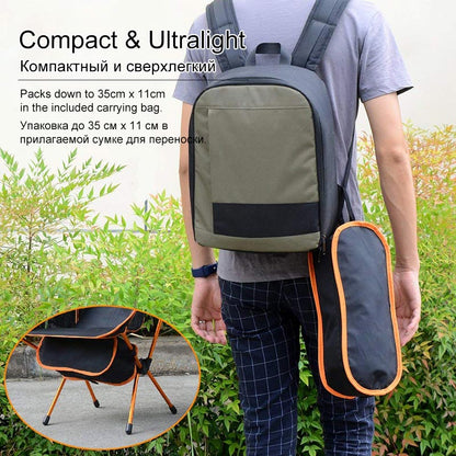 Travel Ultralight Folding Chair Superhard High Load Outdoor Camping Chair Portable Beach Hiking Picnic Seat Fishing Tools Chair V.I.P Digital Presence   The Snag Bin