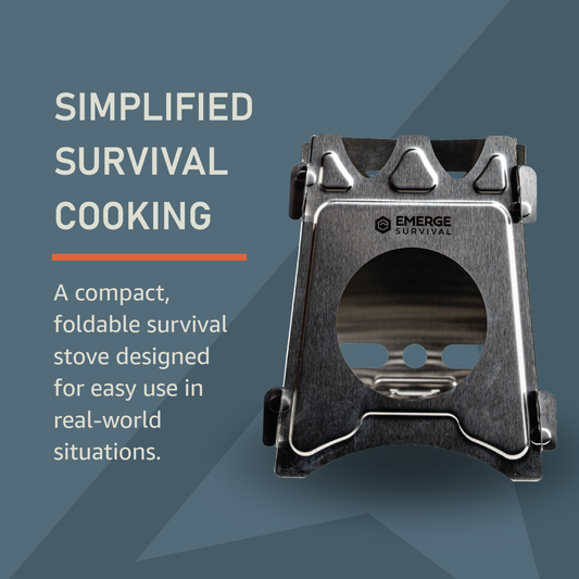 Collapsible Mini Stove Emerge Survival   The Snag Bin