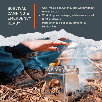Collapsible Mini Stove Emerge Survival   The Snag Bin