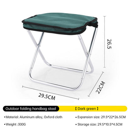 Outdoor Folding Ultra Light  Camping Chair Portable Bench Travel Self driving Tour BBQ Camping Equipment V.I.P Digital Presence  22.22 The Snag Bin