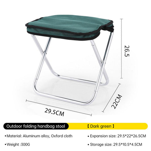 Outdoor Folding Ultra Light  Camping Chair Portable Bench Travel Self driving Tour BBQ Camping Equipment V.I.P Digital Presence  22.22 The Snag Bin