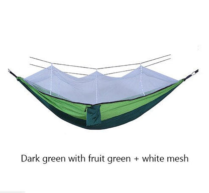 Bourette spinning 210T Nylon Hammock Outdoor Anti-mosquito Hammock Outdoor Camping Goods Bed Bearing V.I.P Digital Presence  37.72 The Snag Bin