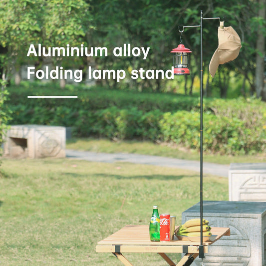 Outdoor Lightweight Aluminum Alloy Portable Camping Lamp Holder Lantern Stand with Storage Bag V.I.P Digital Presence   The Snag Bin