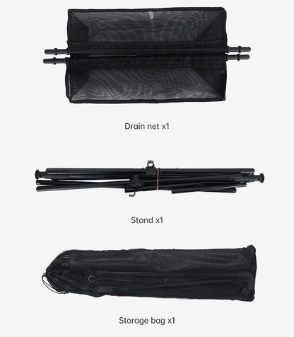 Outdoor camping folding shelf camping car drying rack drying net drying rack storage rack V.I.P Digital Presence   The Snag Bin