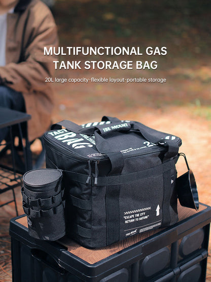Outdoor Large Capacity Storage Bag 20L Set Pot Cooker Collision Resistant Multifunctional Portable Gas Tank Storage Bag Camping V.I.P Digital Presence   The Snag Bin