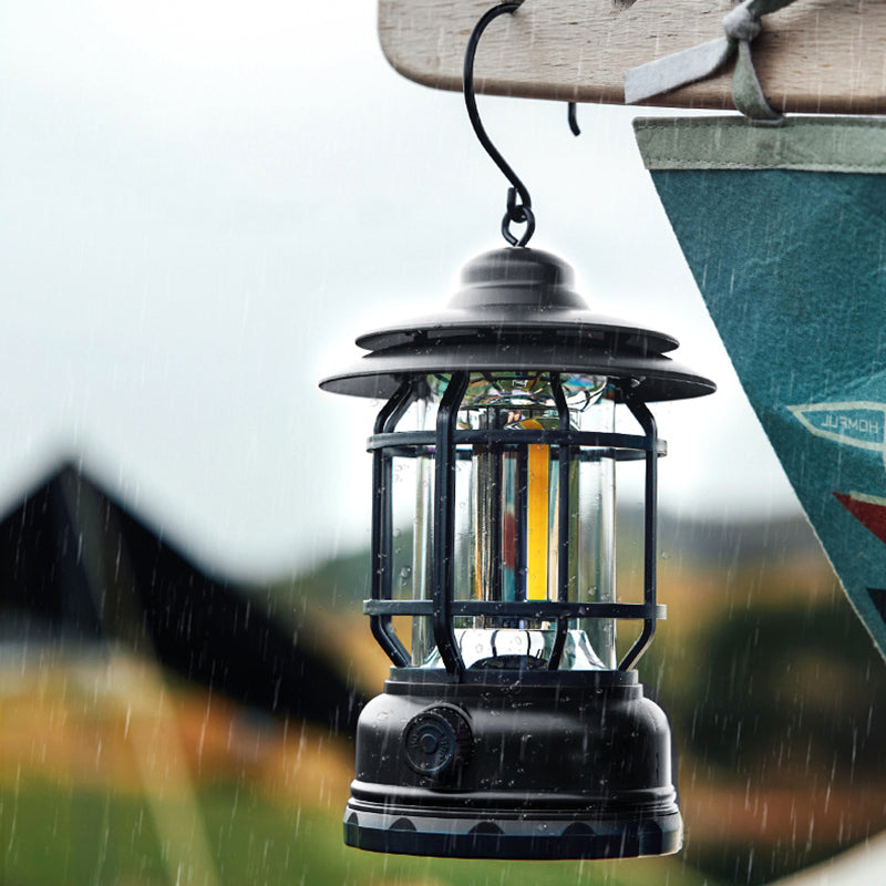 Portable Camping Lamp Rechargeable Retro Horselight Outdoor Multi-Functional Camping Tent Lamp Portable Lamp Stepless Dimming V.I.P Digital Presence   The Snag Bin