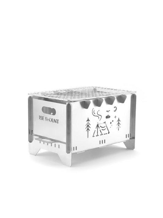 Outdoor folding barbecue stove stainless steel card stove bonfire stove portable camping heating stove burning firewood stove V.I.P Digital Presence   The Snag Bin