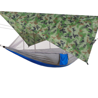 260x140cm Outdoor Double Camping Hammock with Mosquito Net and Rain Fly Tarp Lightweight Parachute Hammocks for Travel Hiking V.I.P Digital Presence  54.28 The Snag Bin