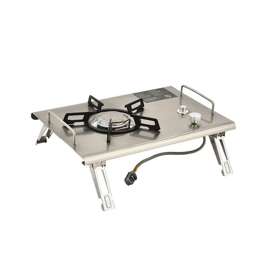 Camping Gas Stove Foldable IGT Gas Stove 4000W Stainless Steel Camping Table Stove Portable Outdoor Picnic Desktop Furnace V.I.P Digital Presence   The Snag Bin