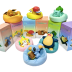 Pokemon TCG: Sleeping Snorlax, Eevee, Pikachu, Komala, Bulbasaur, and Jirachi