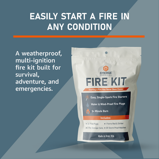 Fire Kit Emerge Survival   The Snag Bin