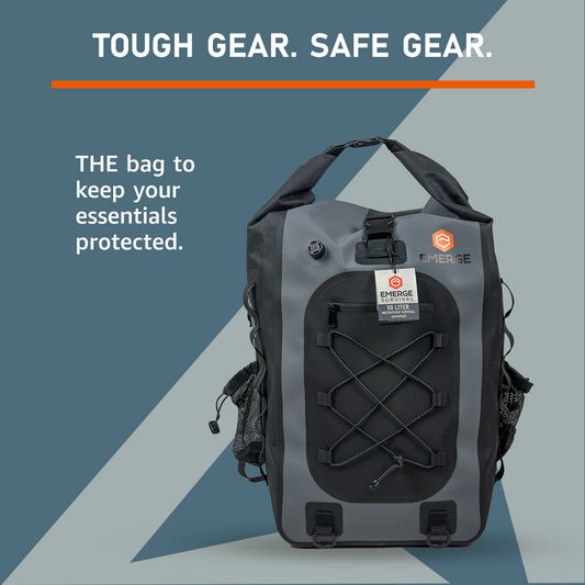 50L Dry Bag - The Ghost Emerge Survival   The Snag Bin