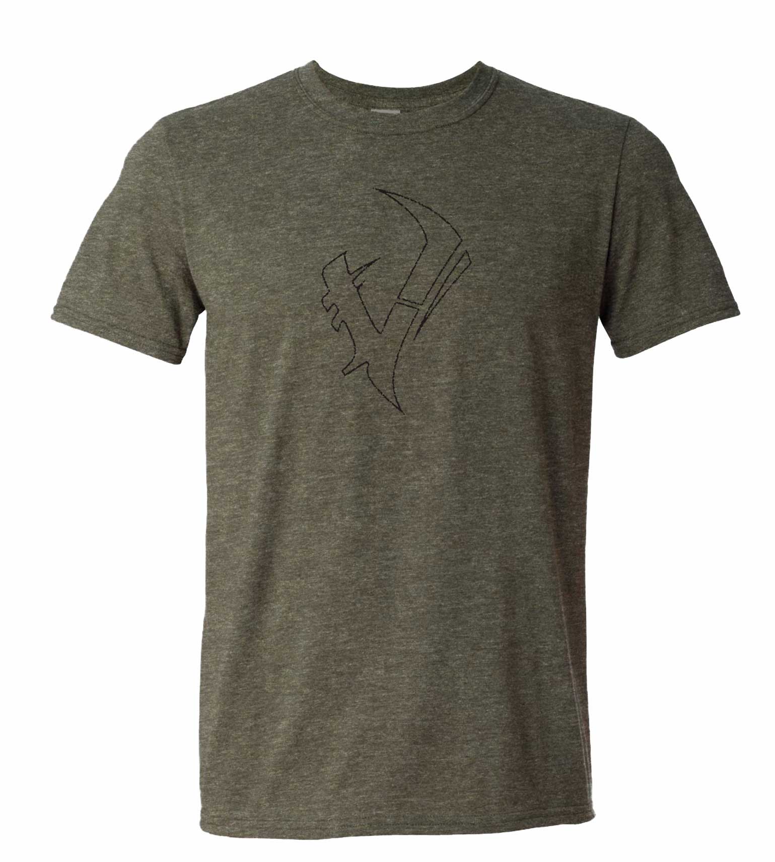 Vycah Short Sleeve Tee - Heather City Green Vycah Tee Shirt  The Snag Bin