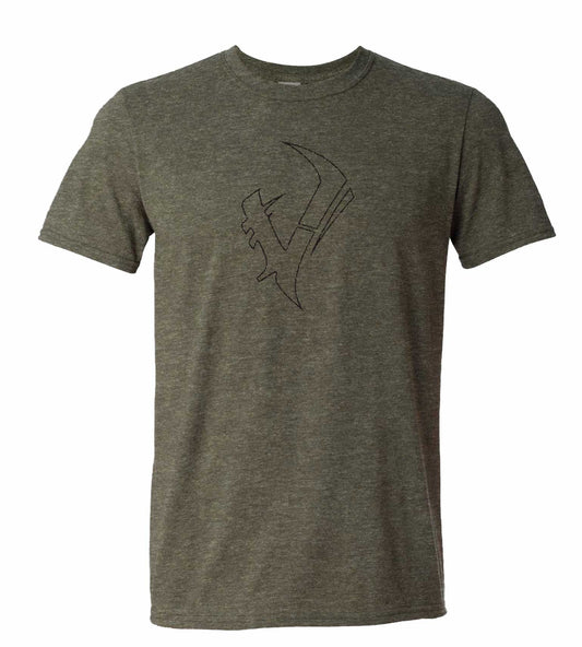 Vycah Short Sleeve Tee - Heather City Green Vycah Tee Shirt  The Snag Bin