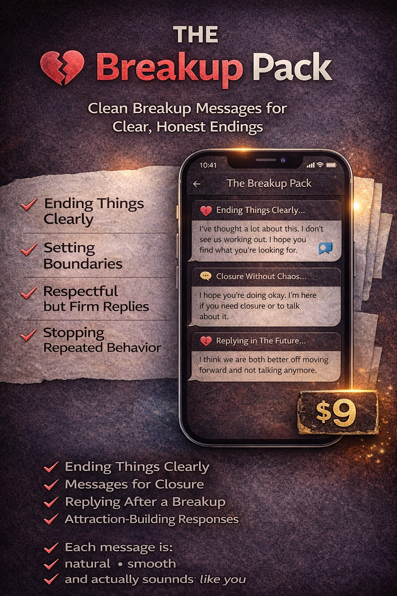 The Breakup Pack – End It Clean. No Drama.