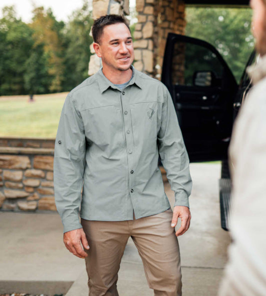 Trophy Tee - Breeze Vycah Button Up Shirt  The Snag Bin