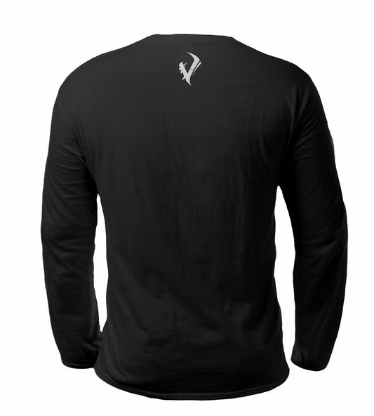 Vycah Vintage Flag Long Sleeve - Black Vycah Tee Shirt  The Snag Bin