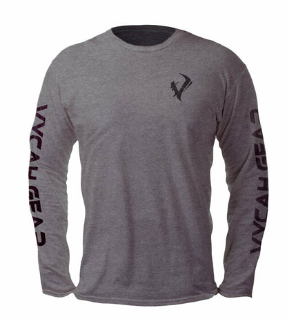 Vycah Long Sleeve Tee - Deep Heather Vycah Tee Shirt  The Snag Bin