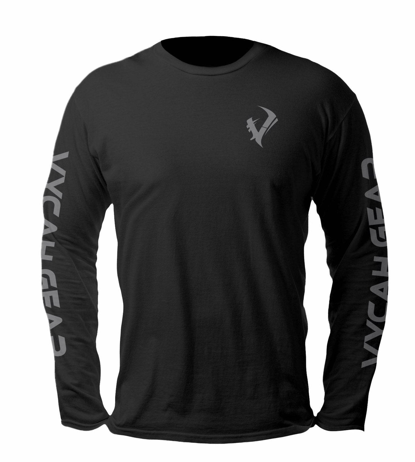 Vycah Long Sleeve Tee - Black Heather Vycah Tee Shirt  The Snag Bin