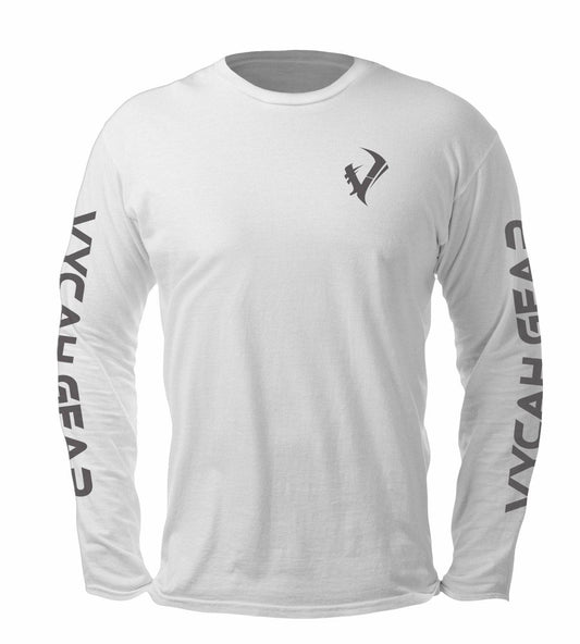 Vycah Long Sleeve Tee - White Vycah Tee Shirt  The Snag Bin
