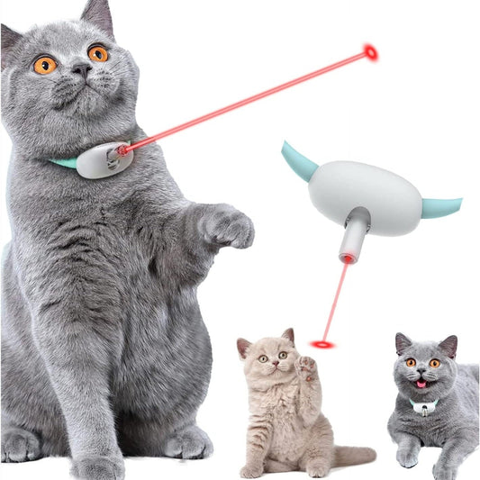 Automatic Cat Toy Smart Laser Teasing Cat Collar Electric USB Charging Kitten Amusing Toys Interactive Training Pet Items a93b5b3d-28d2-4d2c-b3c9-006b73ddf964