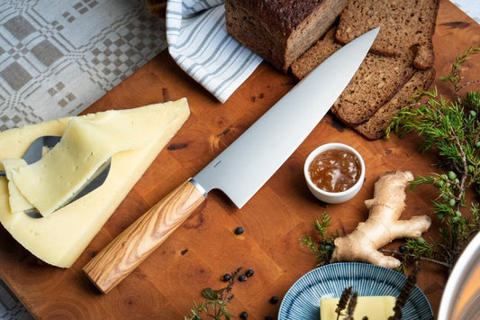 A&C Chef Knife - Olivewood - The Snag Bin