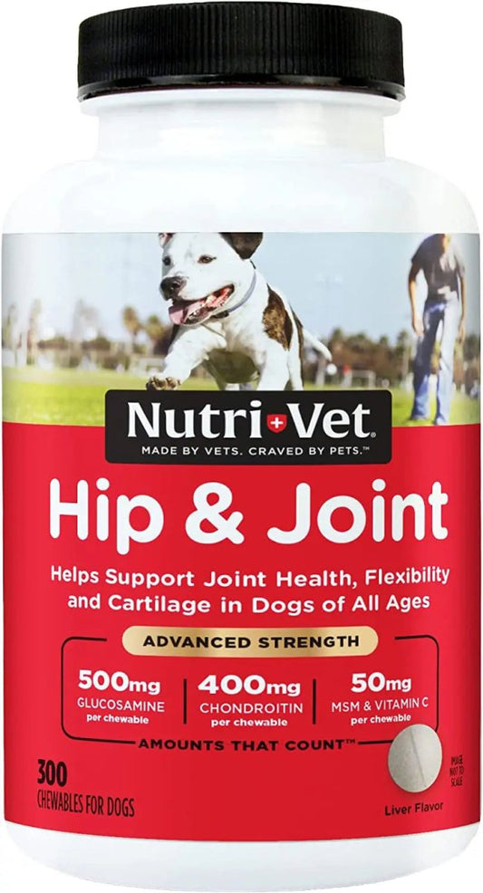 Advanced Strength Hip & Joint Chewable Dog Supplements - The Snag Bin