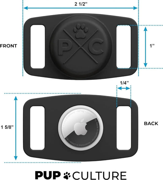 Airtag Dog Collar Holder, Extra - Durable, Lightweight, - The Snag Bin