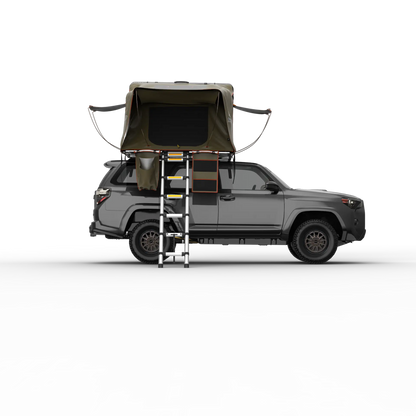 Alpha Hardshell Rooftop Tent – ABS – 2–3 Person – Black – All - Season Overland Shelter - The Snag Bin