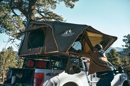 Alpha Hardshell Rooftop Tent – ABS – 2–3 Person – Black – All - Season Overland Shelter - The Snag Bin