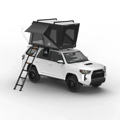 Alpine 51 Hardshell Rooftop Tent – Aluminum – 2 Person – Black – Compact Overland Design - The Snag Bin