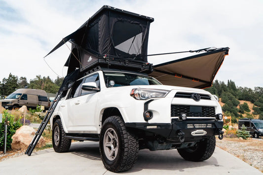 Alpine 51 Hardshell Rooftop Tent – Aluminum – 2 Person – Black – Compact Overland Design - The Snag Bin
