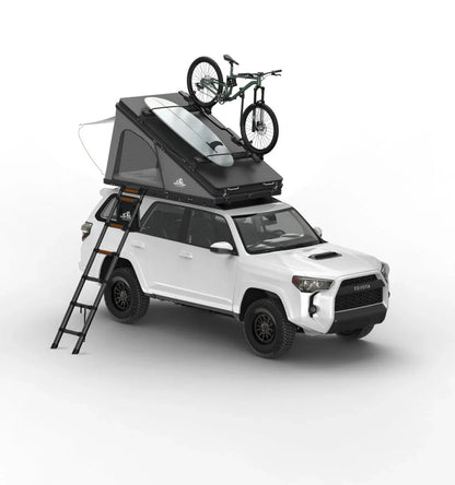 Alpine 51 Hardshell Rooftop Tent – Aluminum – 2 Person – Black – Compact Overland Design - The Snag Bin