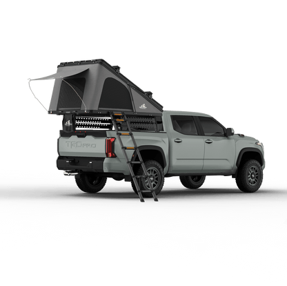 Alpine 61 Hardshell Rooftop Tent – Aluminum, 2–3 Person, 4 - Season Overland Tent for SUVs & Trucks – Black Compact Design - The Snag Bin